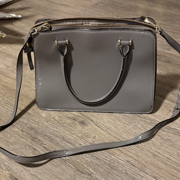 Kate Spade Gray Bixby Place Lise Satchel Handbag